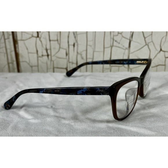 Diane Von Furstenberg Eyeglasses Frames DVF5093 210 Blue Tortoise 52-18-135 - Picture 8 of 14